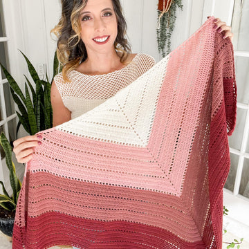 Pretty in Pink Triangle Crochet Pattern