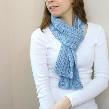 A15 Womens Ribbed Scarf