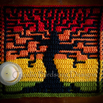 Study of Texture Mosaic square: Twisted Tree