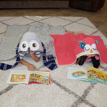 Hooded Owl Blanket