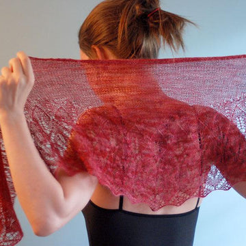 Falling Hearts Shawl