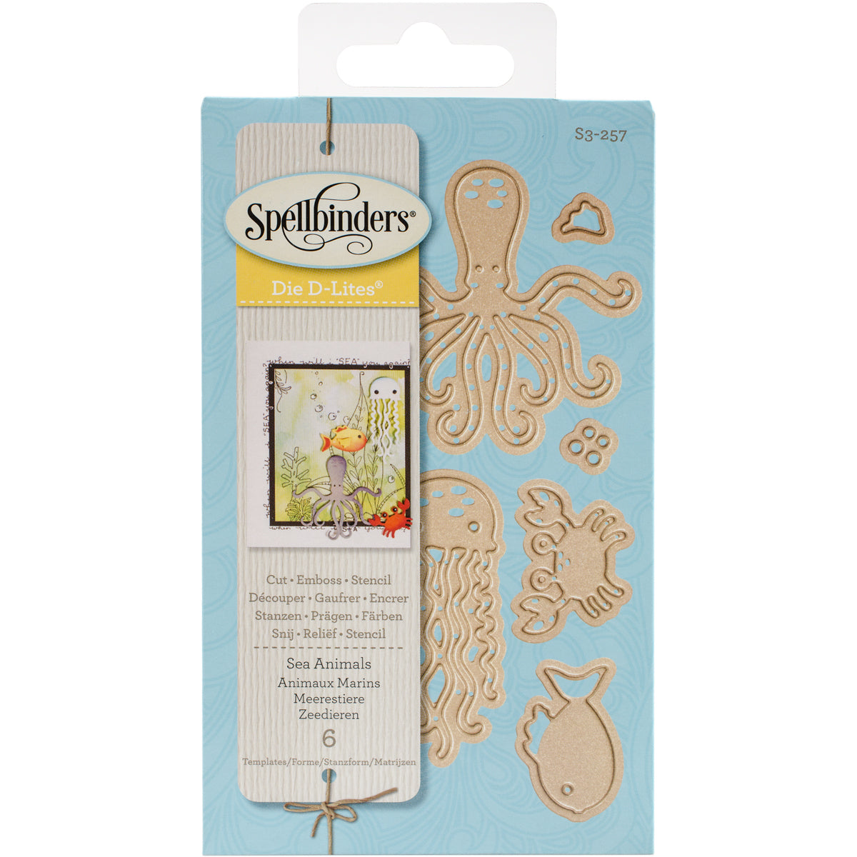 Spellbinders Shapeabilities Die D-Lites - Sea Animals