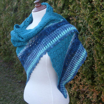 Summer Rain shawl
