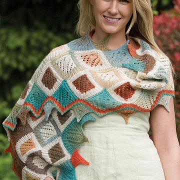 Pinking Sheared Lace Stole