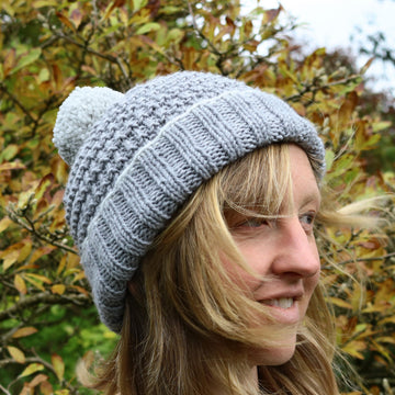 Alexis Hat with Bobble for Adults and Children