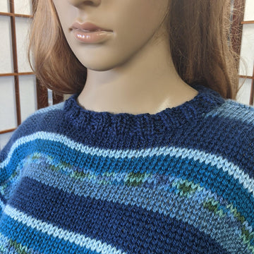 Slouchy Weekend Denim Sweater