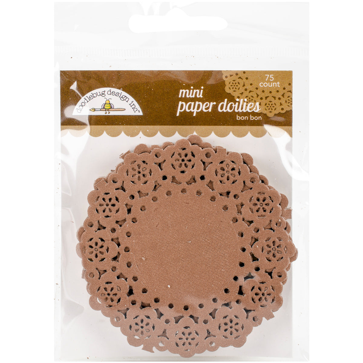 Doodlebug Mini Doilies 3" 75/Pkg - Bon Bon