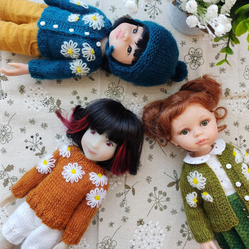 Daisy cardigan for Paola Reina