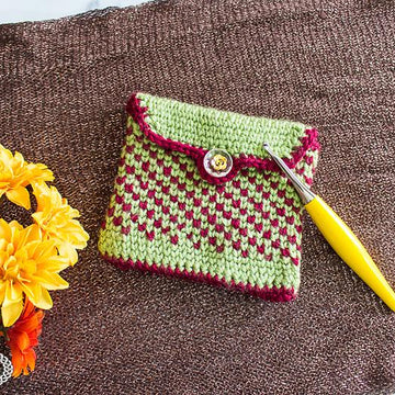 Knit-Like Pouch