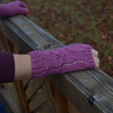 Fingerless gloves - Winter Breeze