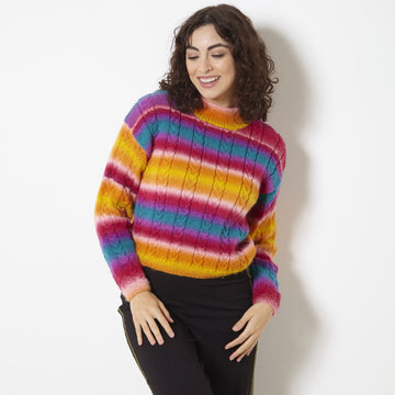 Jacket and Sweater in King Cole Riot DK - P6153 - Leaflet