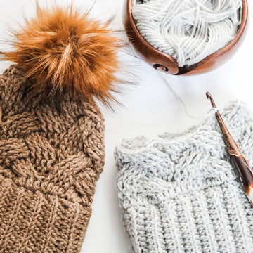 Braided Crochet Hat