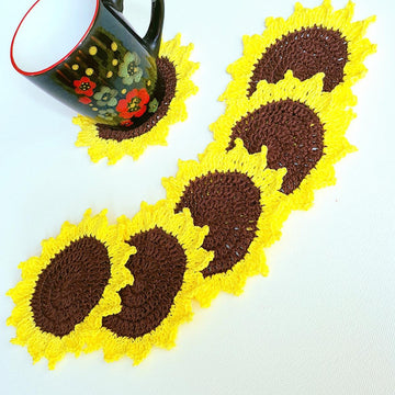 Sunflower coaster