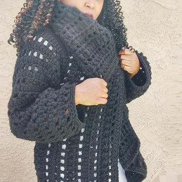 Black Beauty Cardigan Wrap