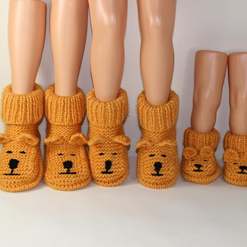 Adult Teddy Bear Slipper Boots