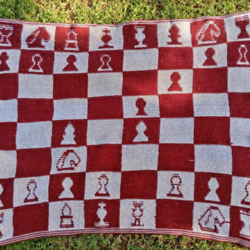 It's Your Move Chess Blanket OMC Pattern