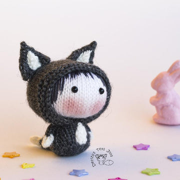Grey Wolf Doll Tanoshi