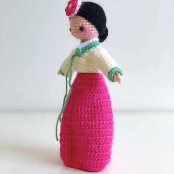 Hana in a Hanbok, International Doll (Korean)