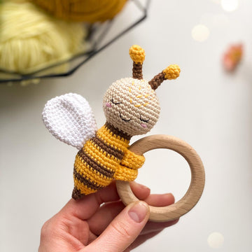 Baby teether toys Bee and Ladybug