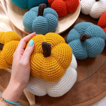 Modern Crochet Pumpkins