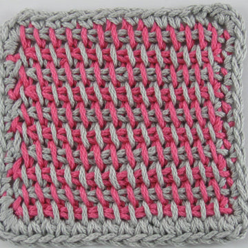 Tunisian Crochet Coasters