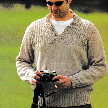 Man s Rib Yoke Jumper