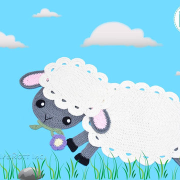 Baa Baa Easter Lamb Rug