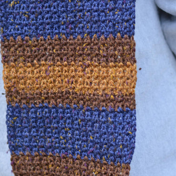 Winter Color Block Scarf