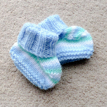 Plain or Striped Bootees