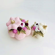 Amigurumi pumpkin, crochet pumpkin pattern, Floral pumpkin