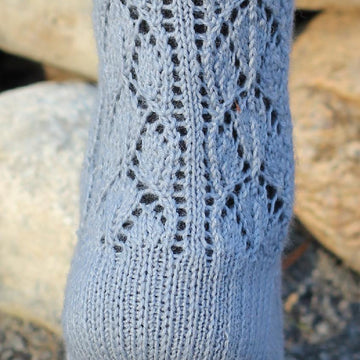 Leafy lace socks