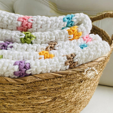 Dolly Stripe Baby Blanket