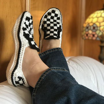 Vans Slip-on Style Crochet Slippers
