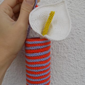 Back to School Crochet Pen&Pencil Holder, Desk Organizer or Vase