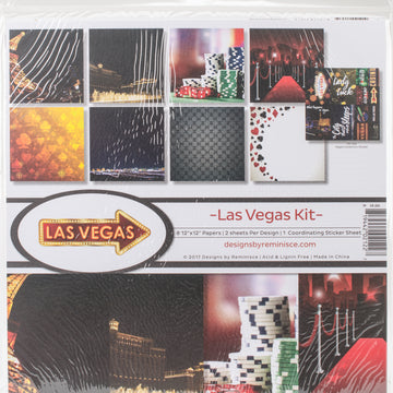 Reminisce Collection Kit 12"X12" - Las Vegas