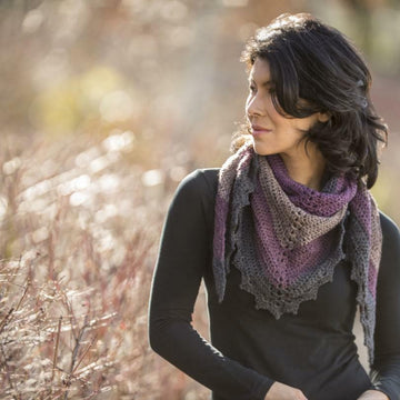 Dark Sky Shawl in Cascade Yarns Whirligig - DK603 - Downloadable PDF