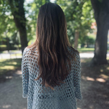 Seafoam Mesh Cardigan