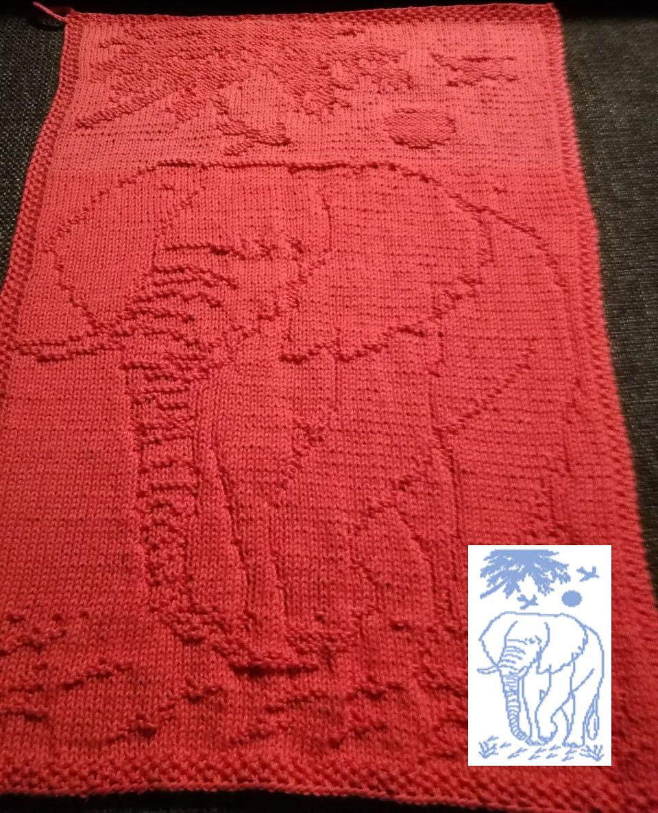 Nr. 58 Elephant guest towel