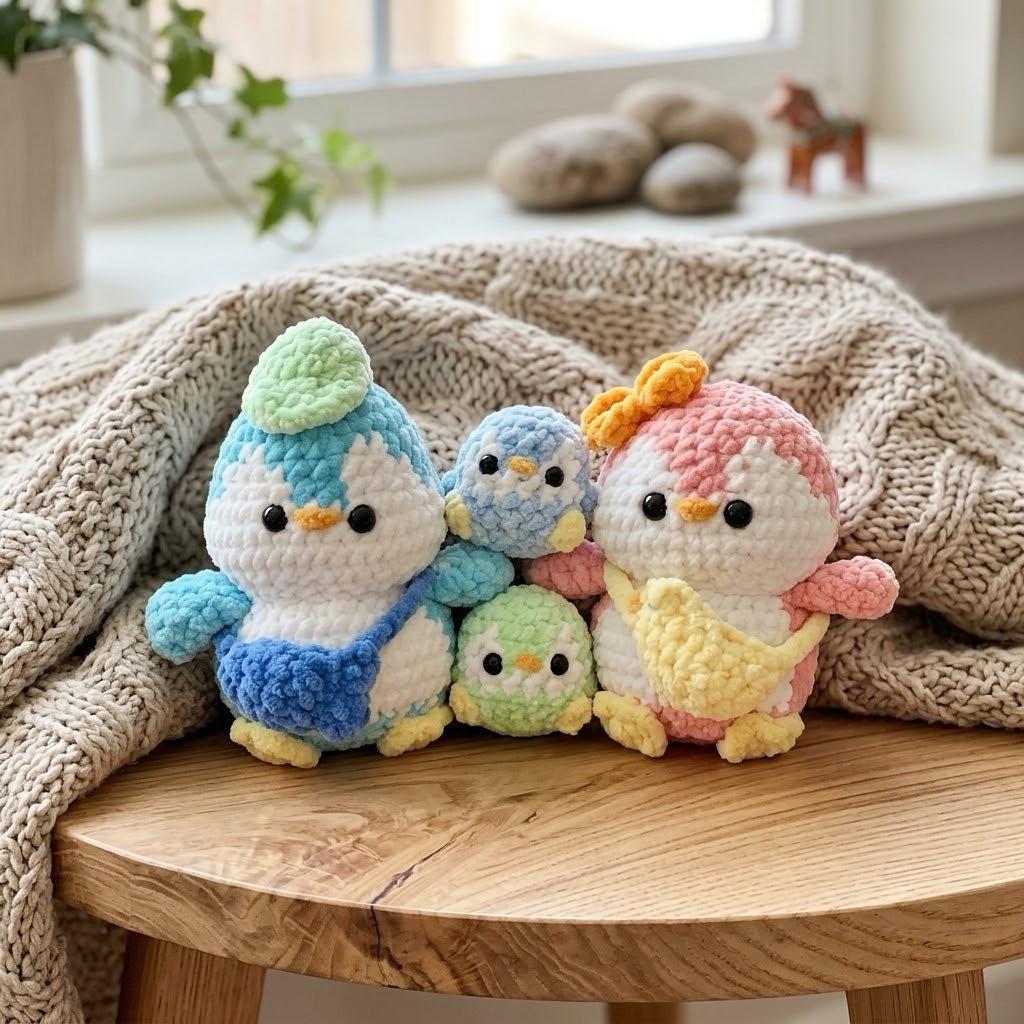 Penguin family