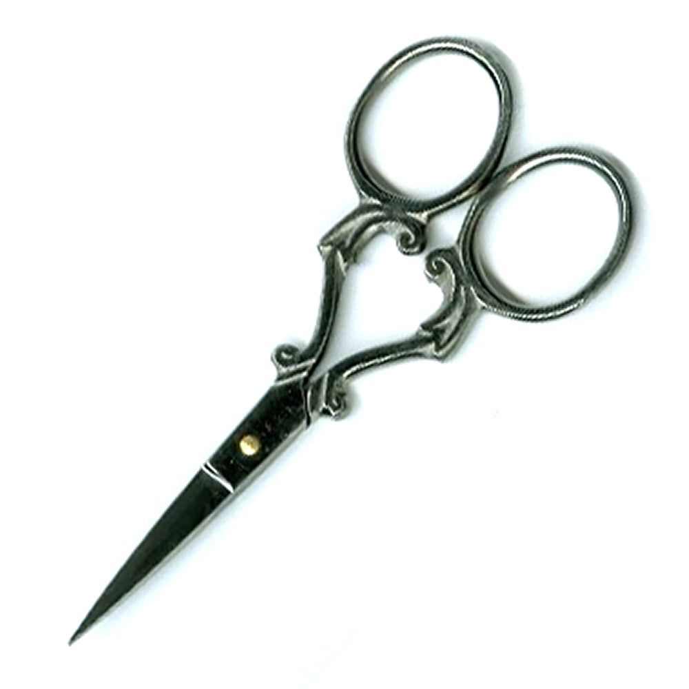 Wichelt Fleur Embroidery Scissors - Gun Metal