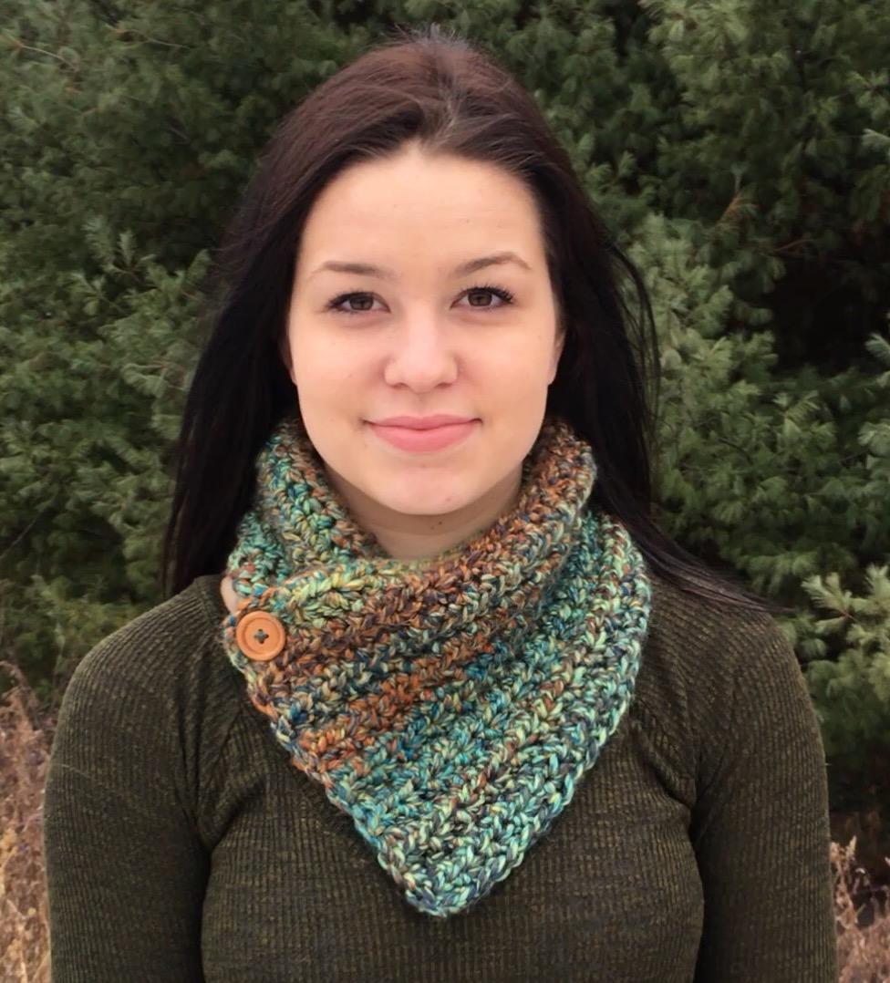 Textured Button Cowl