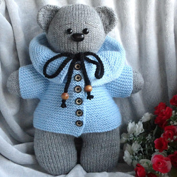 Knitting PATTERN Teddy Bear Knitted Teddy Bear Pattern Knitted Animals Pattern Knitted Toys