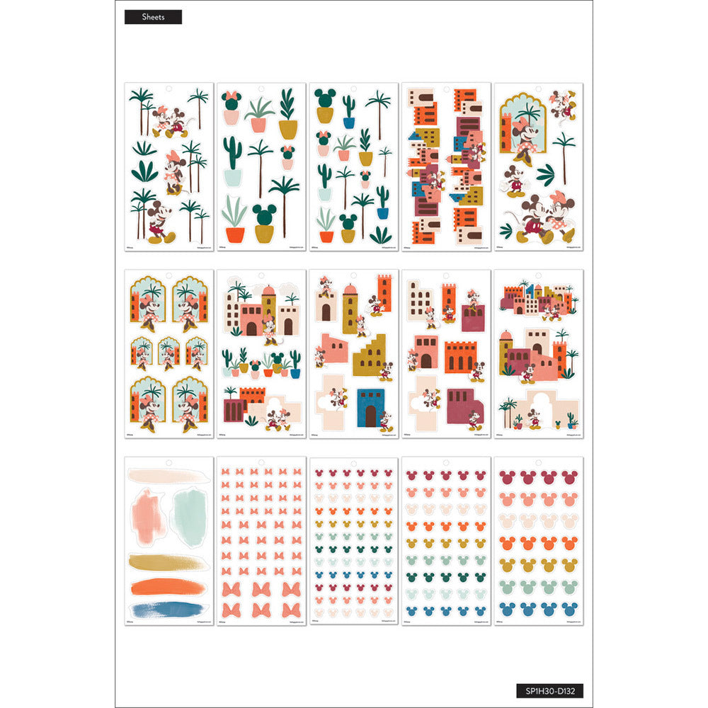 The Happy Planner Disney © Oasis Adventure Icons 30 Sheet Sticker Pad