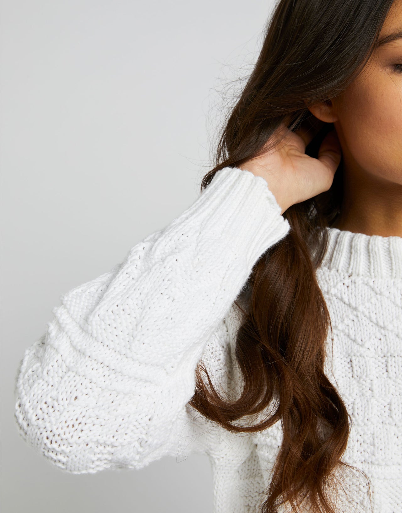 Sanches Sweater in Wool and the Gang Shiny Happy Cotton - Leaflet