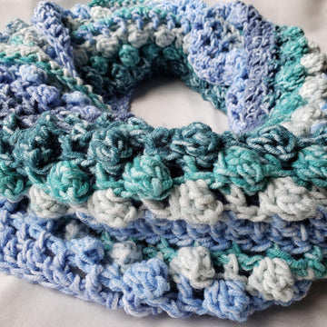 Airy Puff Infinity Scarf