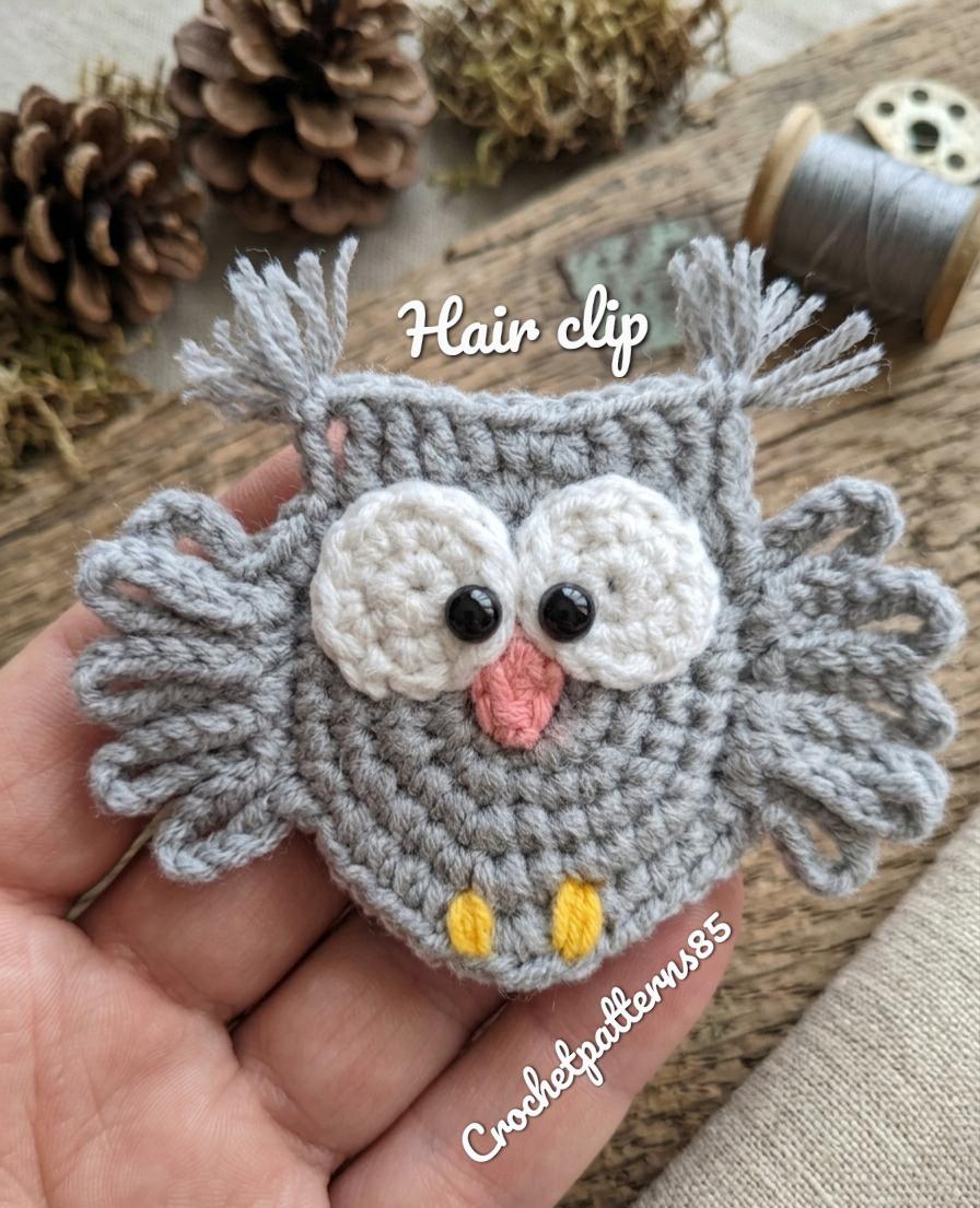Owl Hair Clip English-US