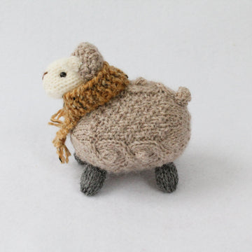 Bobble, Cable, Moss Sheep