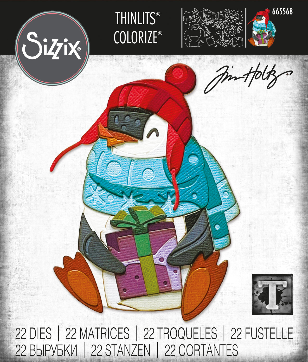 Sizzix Thinlits Die Set 22PK - Eugene, Colorize