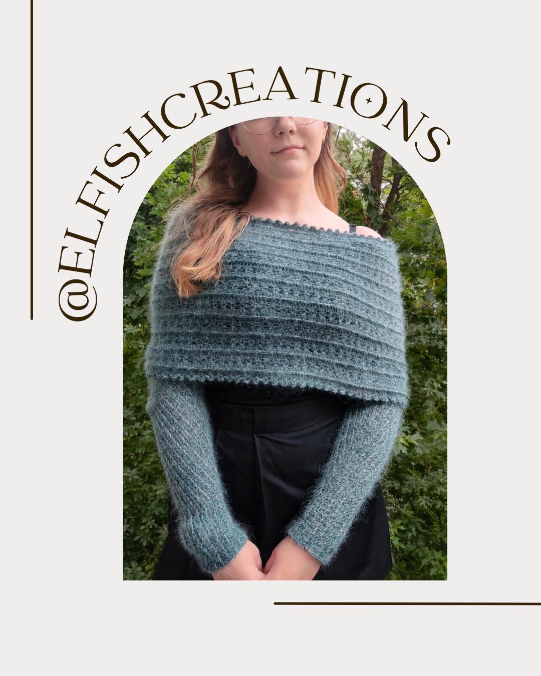 Frost & Fern Sweater Scarf