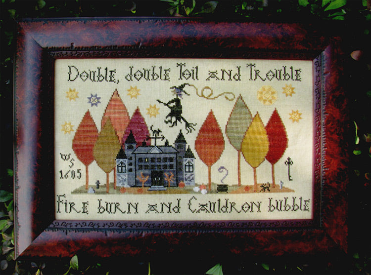 Plum Street Samplers Toil and Trouble Chart - Leaflet